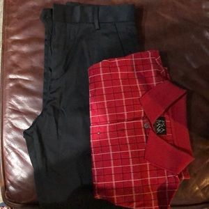 Short sleeve shirt and pant - new items